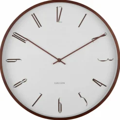 Scandia väggklocka 40 cm, white