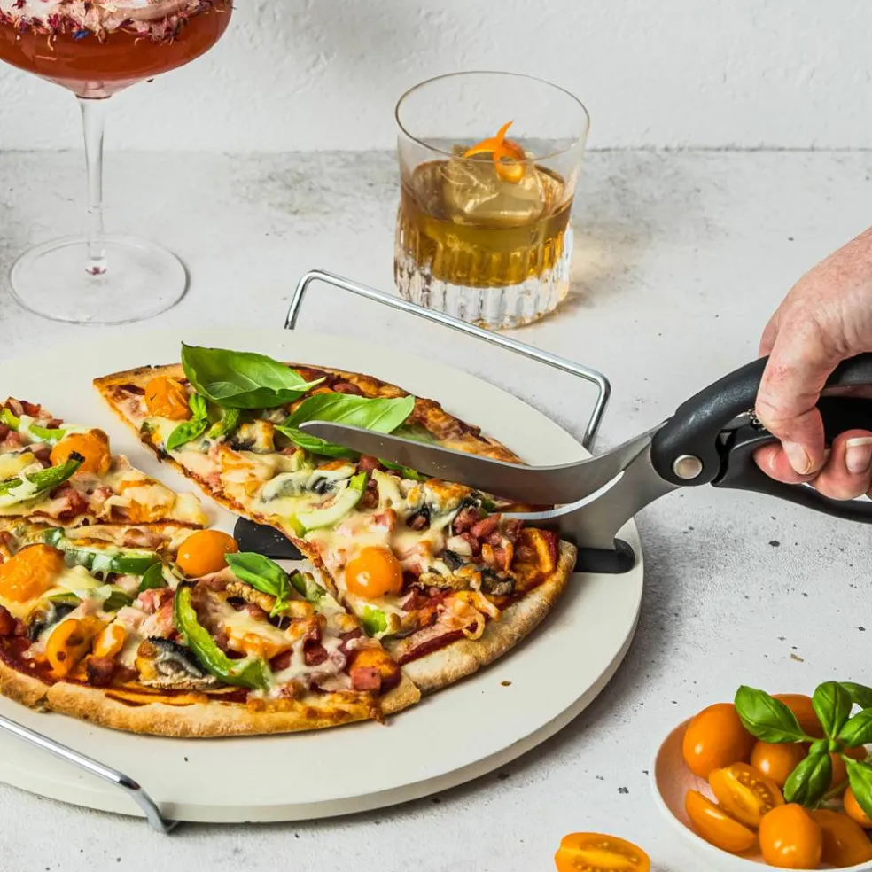 Scizza pizzasax, svart/silver