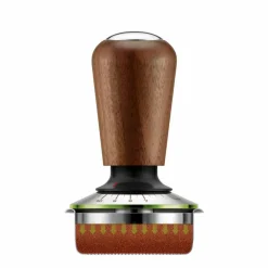 SEA302WLW tamper med tryckmätare 58 mm, valnöt