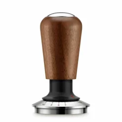 SEA202WLW tamper med tryckmätare 54 mm, valnöt