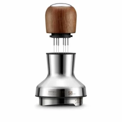 SEA303WLW Tamper och fördelare 58 mm, valnöt