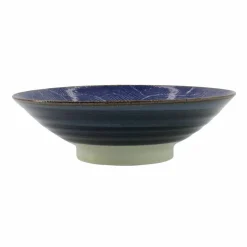 Seigaiha Blue skål 24,5 cm