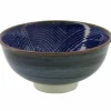 Seigaiha Blue skål 12 cm