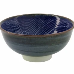 Seigaiha Blue skål 12 cm