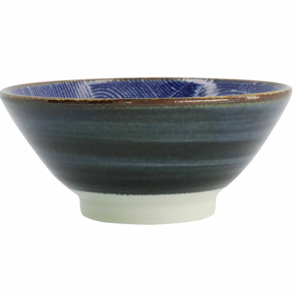 Seigaiha Blue skål 750 ml