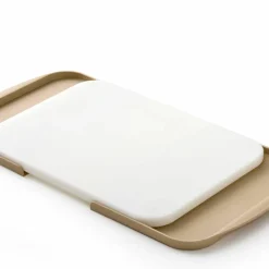 Separa skärbräda med brickor, grön