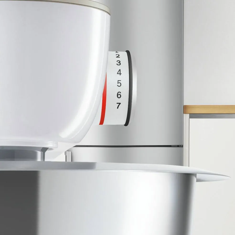 Serie 4 MUM5XW20 köksmaskin, 1000 W, vit/champagne