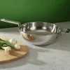 316 Series wok med lock 28 cm, rostfritt stål