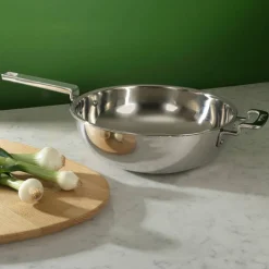 316 Series wok med lock 28 cm, rostfritt stål
