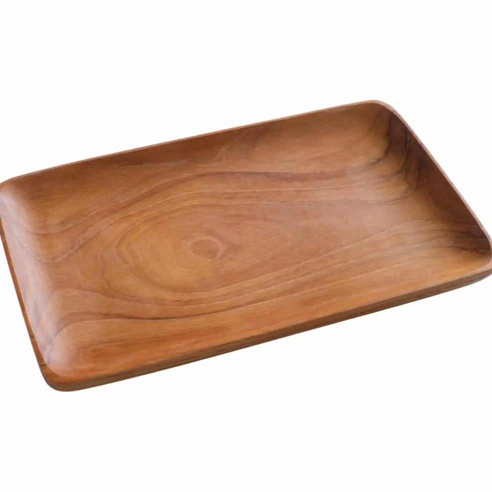 Serveringsbricka medium 25 x 17 cm, teak