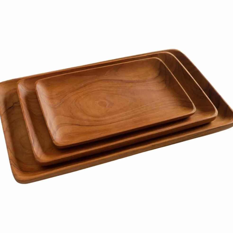 Serveringsbricka small 20 x 12 cm, teak