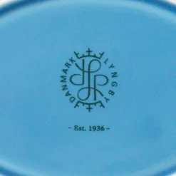 Serveringsfat, oval, blå