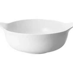 Serveringsskål 22 cm, vit