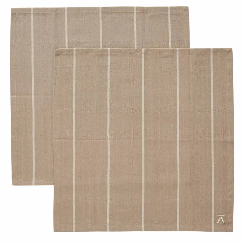 Servett 45 × 45 cm 2 st, beige