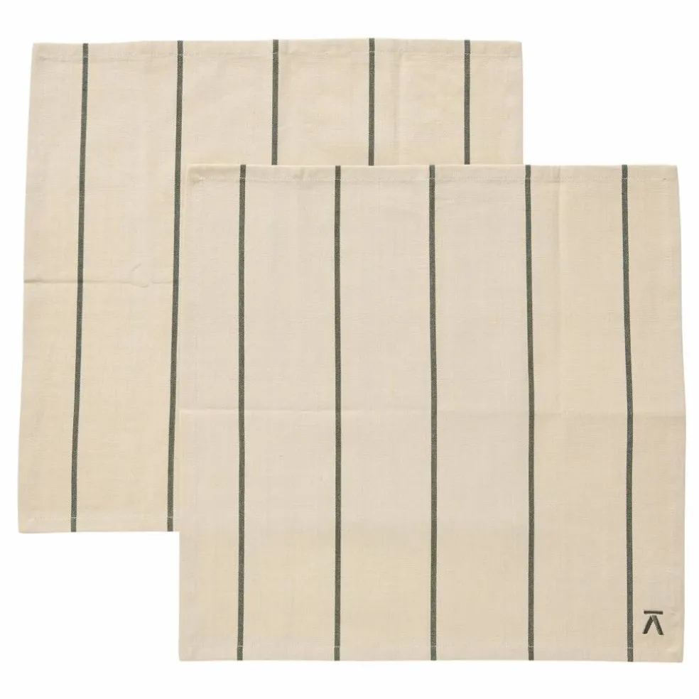 Servetter 45 × 45 cm 2-pack, grön