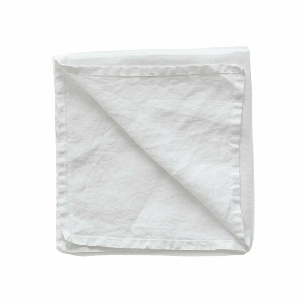 Servett, 45x45 cm, bleached white