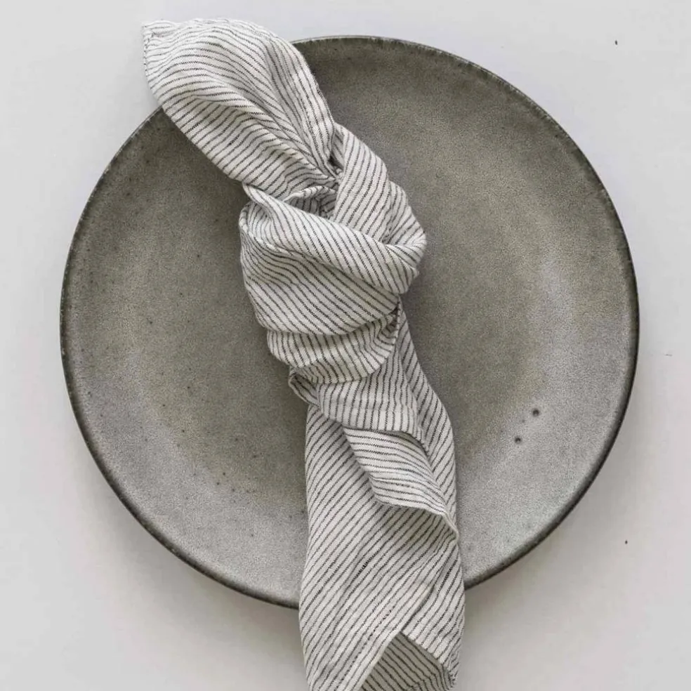 Servett 45x45 cm, hazelnut stripe