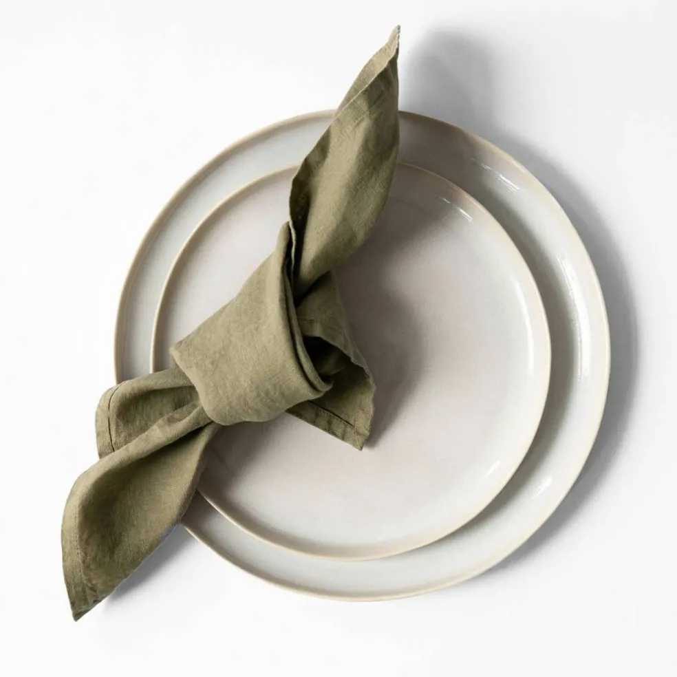 Servett 45x45 cm, hazelnut stripe