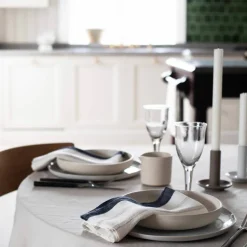 Servett 50x50 cm, natural stripe