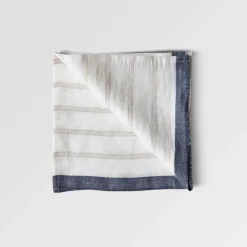 Servett 50x50 cm, natural stripe