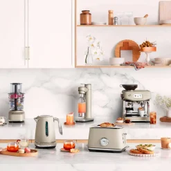 SES882ALM Touch Impress espressomaskin, mandelnougat