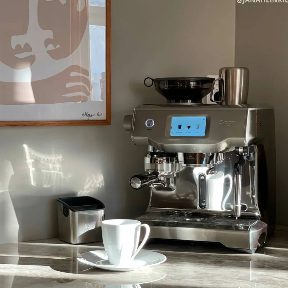 SES990BST The Oracle Touch espressomaskin, grå