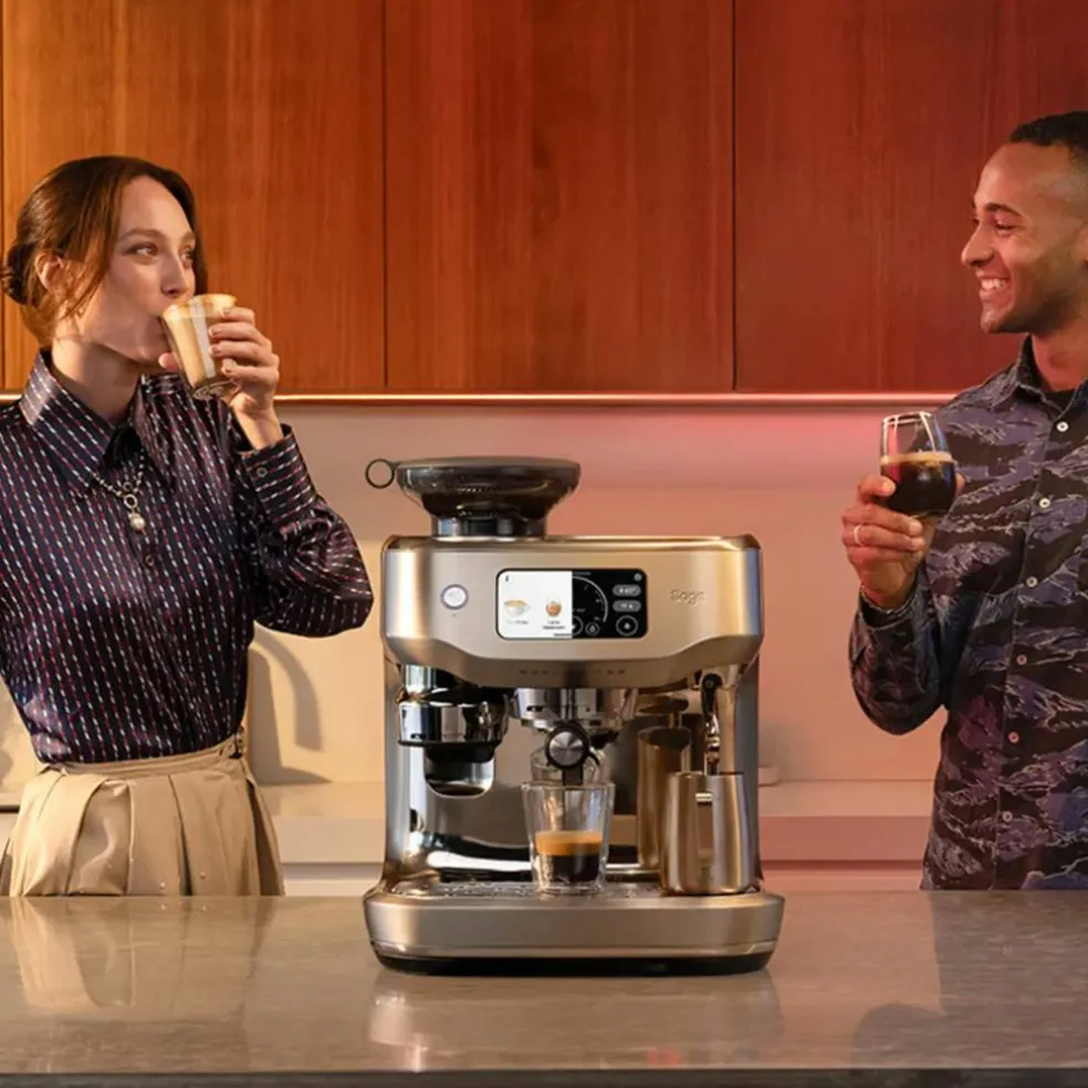 SES995BTR Oracle Dual Boiler espressomaskin, black truffle