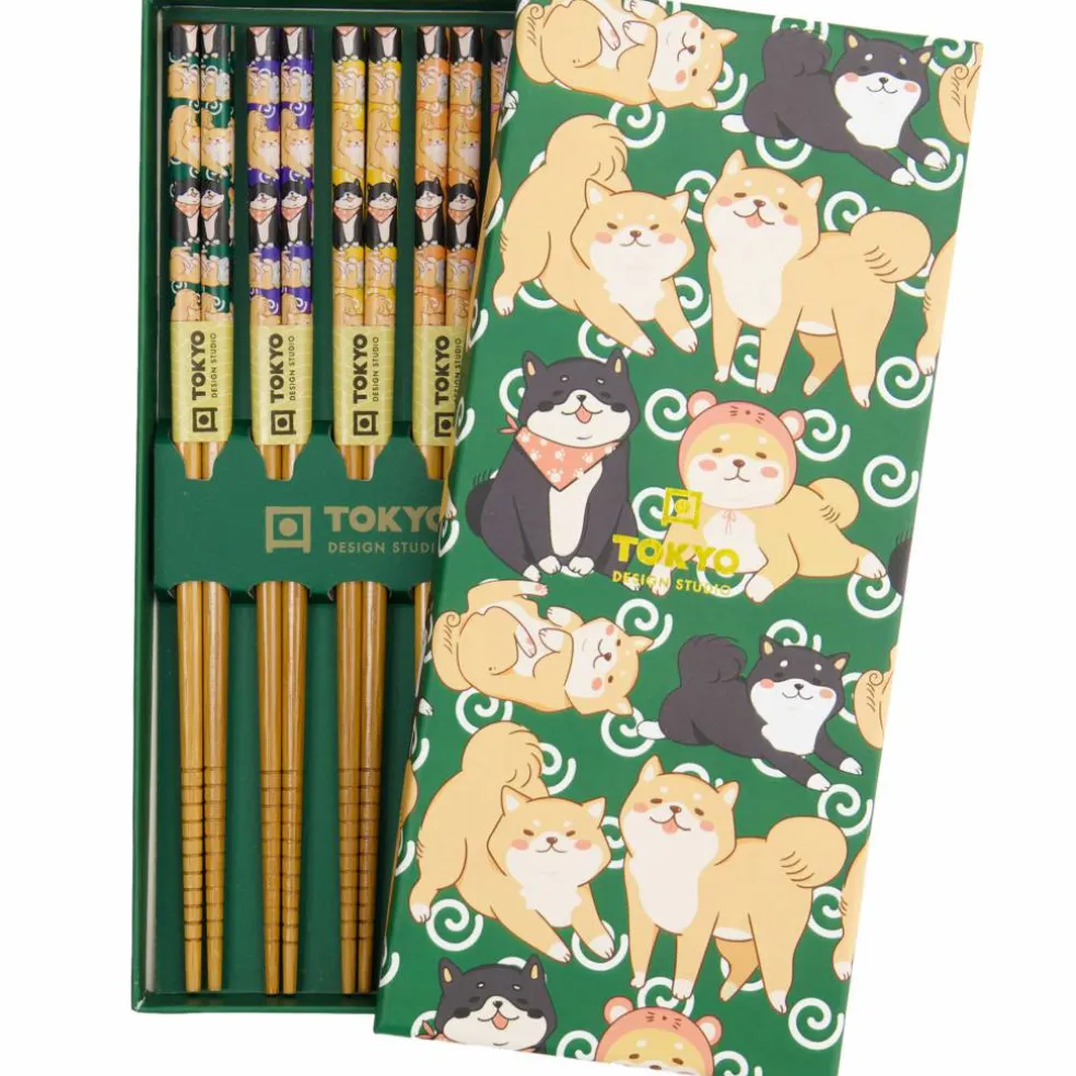 Set shiba ätpinnar, 5-pack