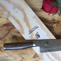 Shun Premier Santokukniv Stål Brunt Handtag 18 cm