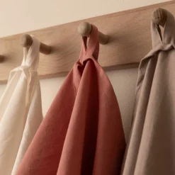 Sienna kökshandduk linne 70 × 50 cm 2-pack, grön