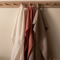 Sienna kökshandduk linne 70 × 50 cm 2-pack, grön