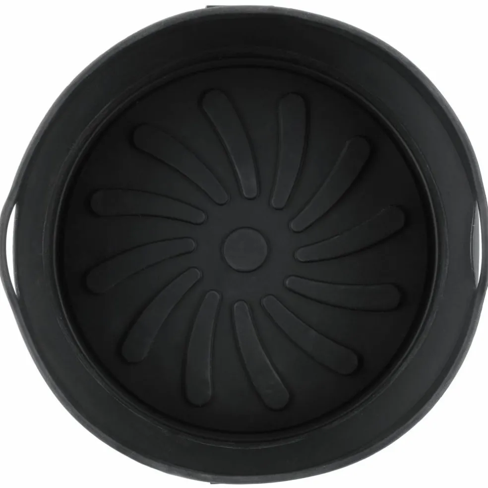 Silikonform till airfryer 20 cm, svart
