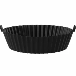 Silikonform till airfryer 18,5x14,5 cm, svart
