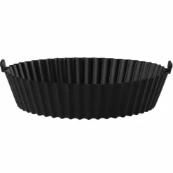 Silikonform till airfryer 21,5x17,5 cm, svart