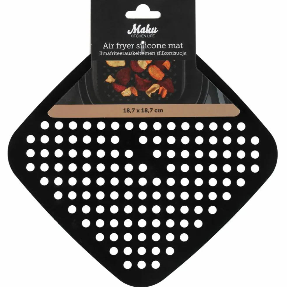 Silikonmatta till airfryer 18 × 18 cm