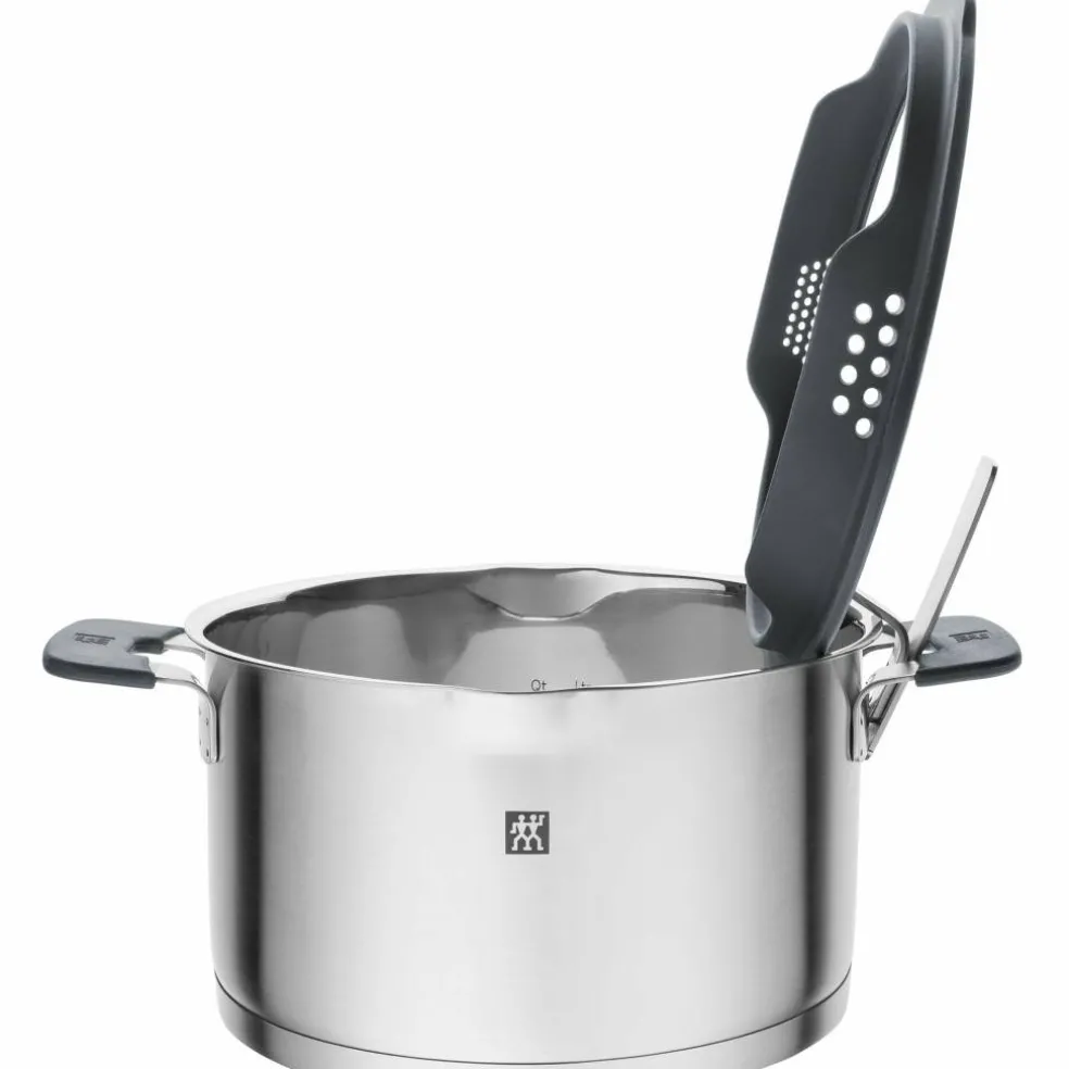 Simplify grytset 4 delar + 4 lock, rostfritt stål