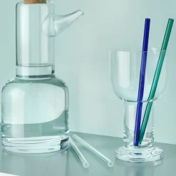 Sipsavor sugrör 2-pack, blå/grön