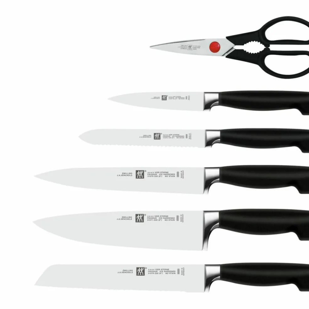 Självslipande knivblockset, 7-delar