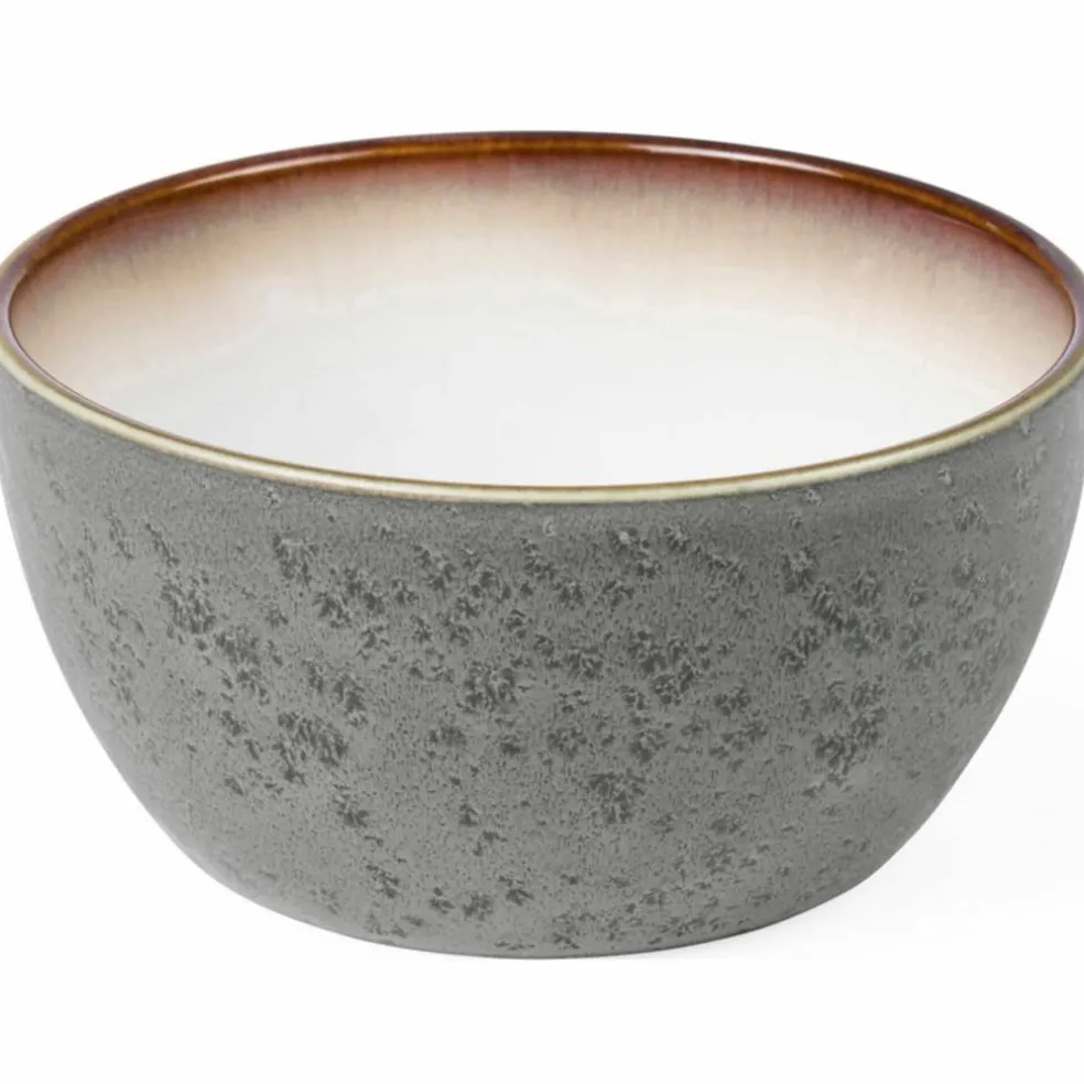 Skål 12 cm grå/gräddvit