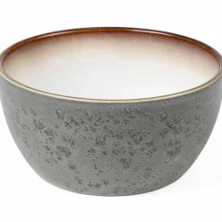 Skål 14 cm grå/gräddvit