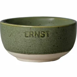 Skål 11 cm, grön/natur