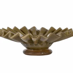 Skål Lori M 18 cm, grön/beige
