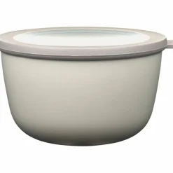 Skål med Lock Cirqula 2000 ml Nordic White
