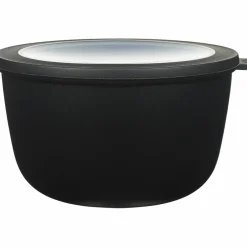 Skål med Lock Cirqula 2000 ml Svart