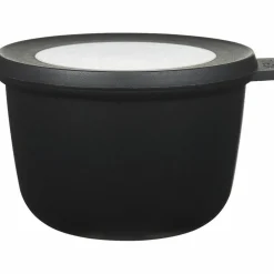 Skål med Lock Cirqula 500 ml Svart