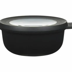 Skål med Lock Cirqula 350 ml Svart
