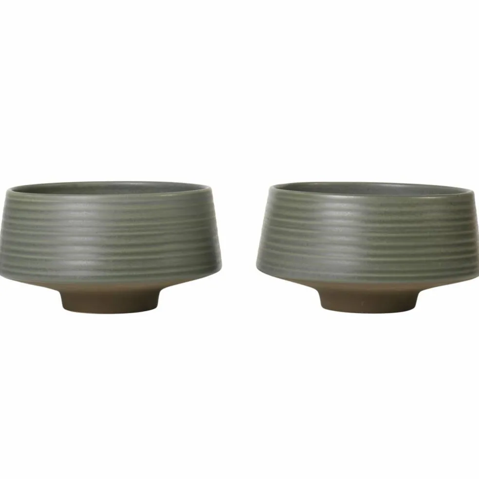 Skål 2-pack, dark green
