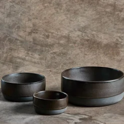 Skålset 3 delar, titanium black