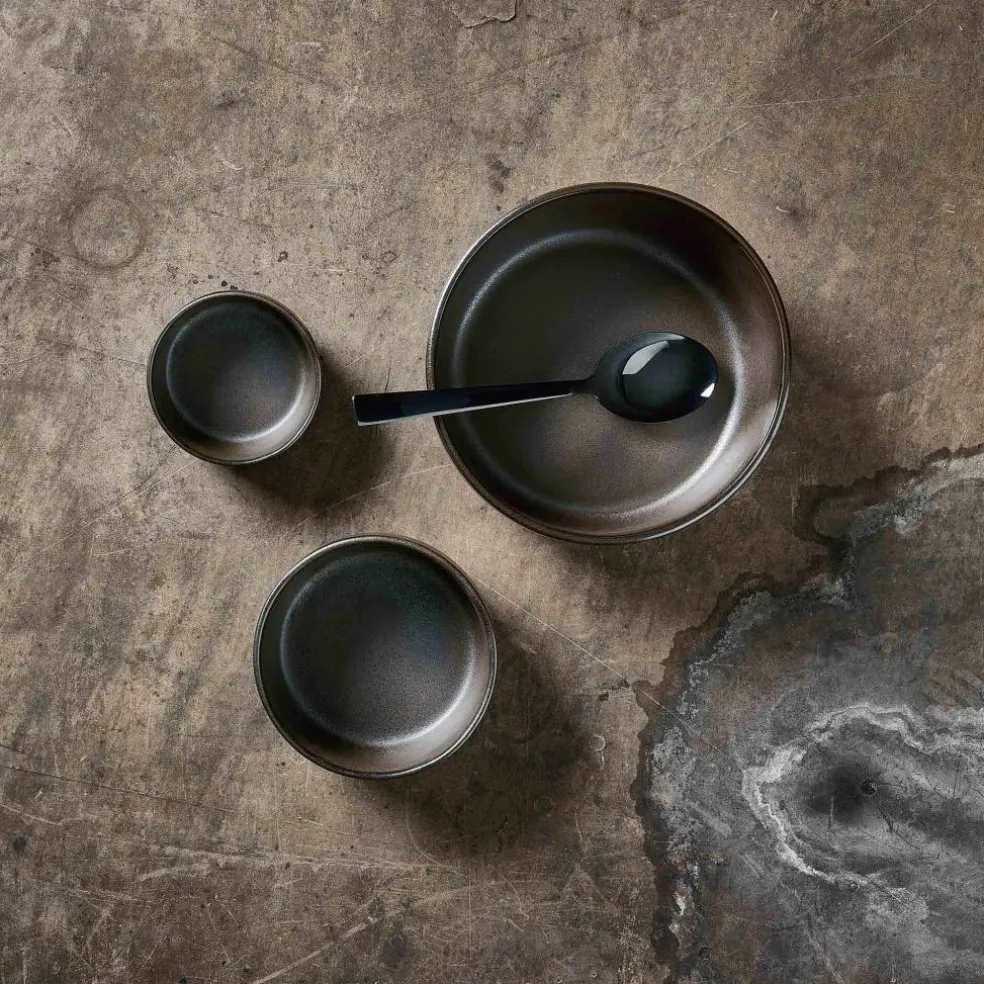 Skålset 3 delar, titanium black