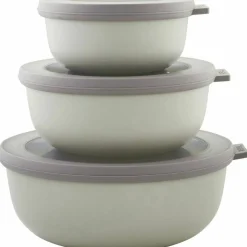 Skålset med Lock 3 st Cirqula Nordic White